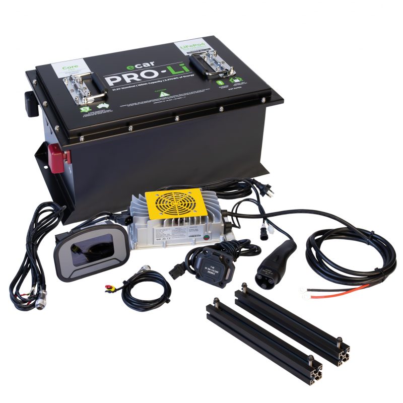 48V Lithium Golf Cart Battery – PRO-Li Core 105Ah Battery Package for ECAR 627-Series