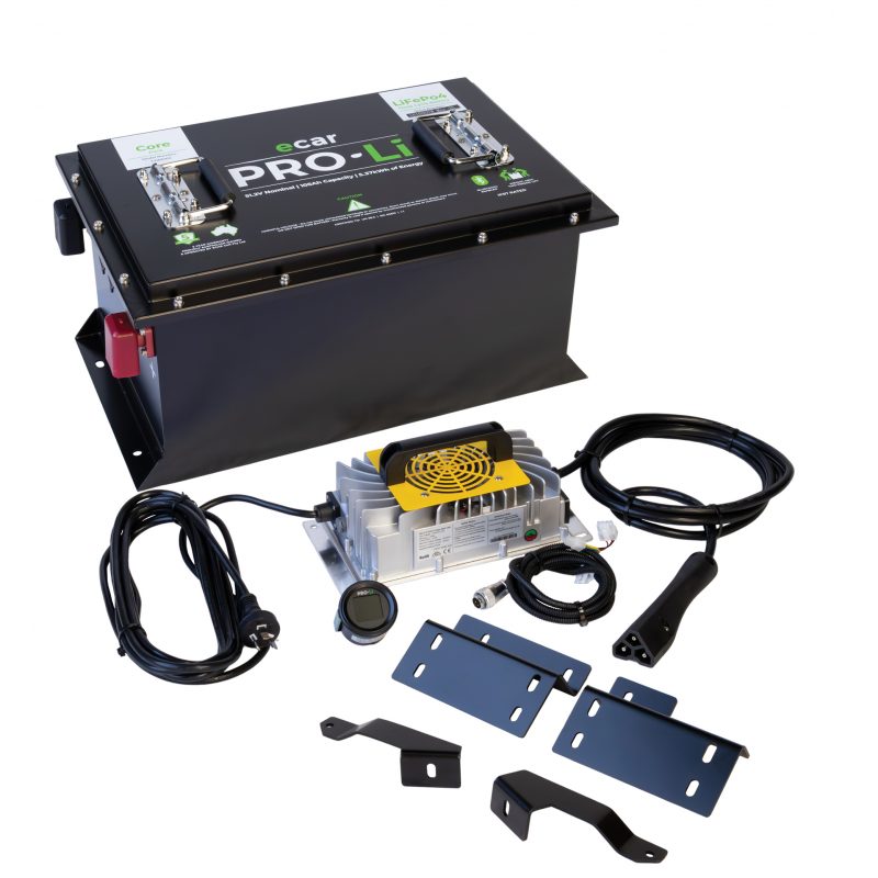 48V Lithium Golf Cart Battery – PRO-Li Core 105Ah Battery Package for EZGO RXV