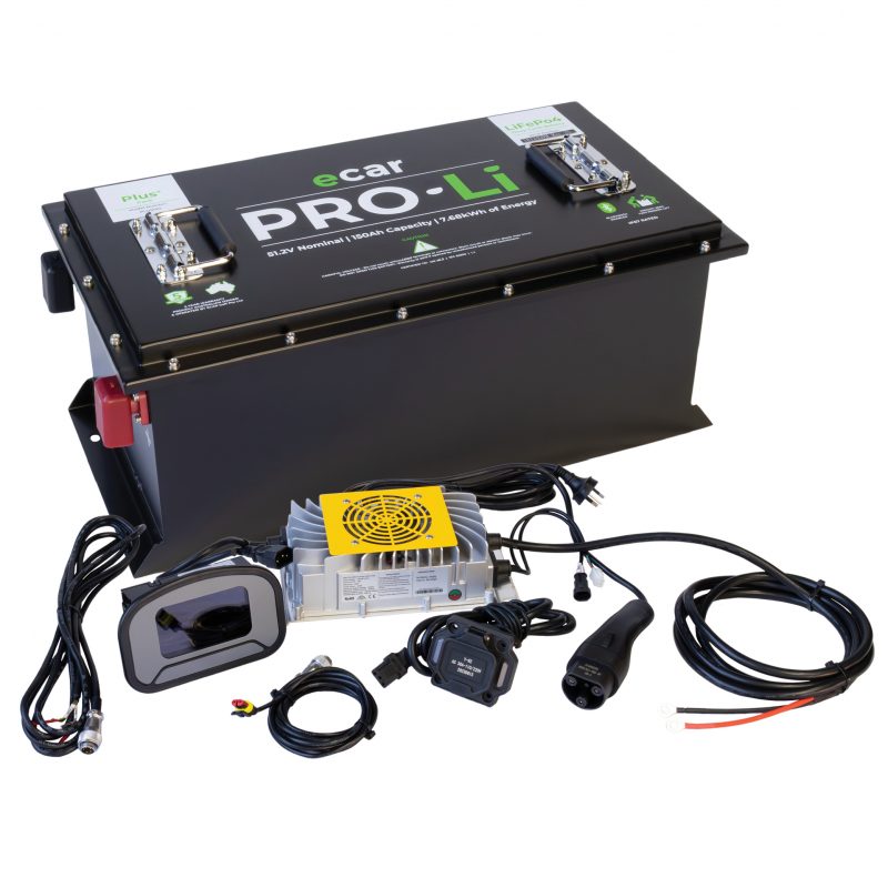 48V Lithium Golf Cart Battery – PRO-Li Plus+ 150Ah Battery Package for ECAR IKON