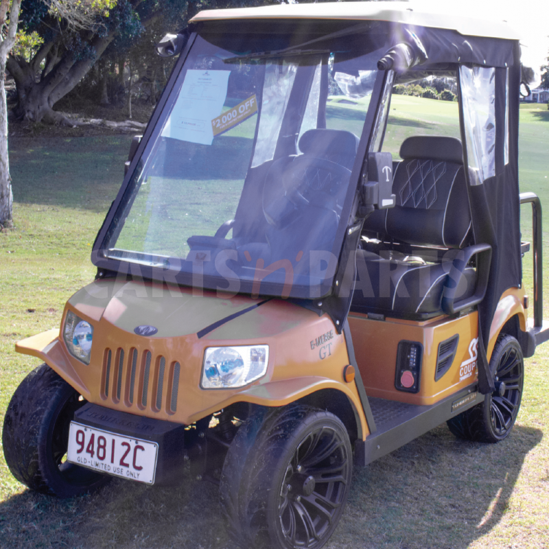 2021 Tomberlin GTS 4 Seat Yellow Golf Cart