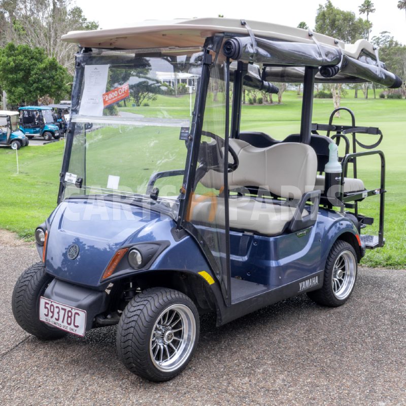 2017 Yamaha G29 DRIVE 4 Seat Blue Grey Golf Cart