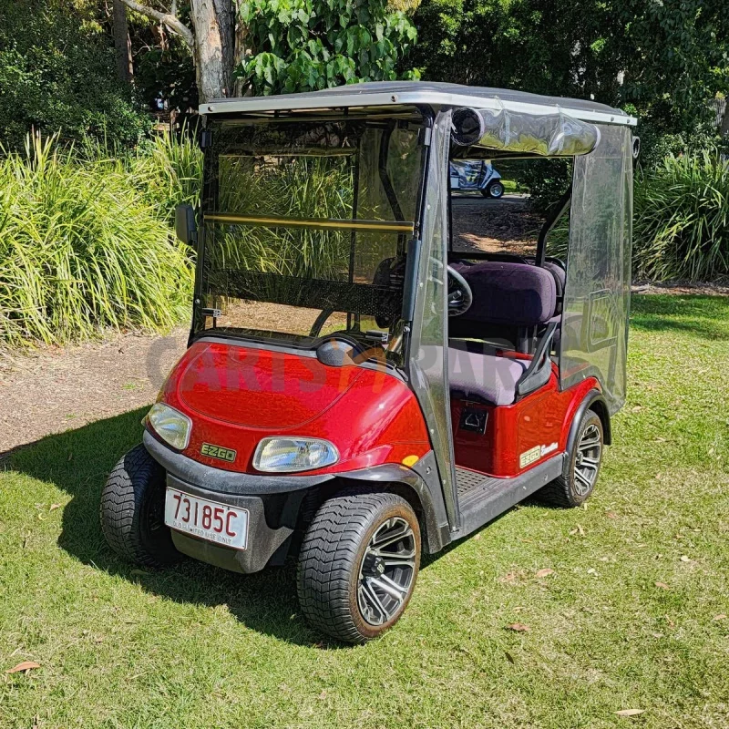 2018 EZGO RXV 4 Seat Red Golf Cart