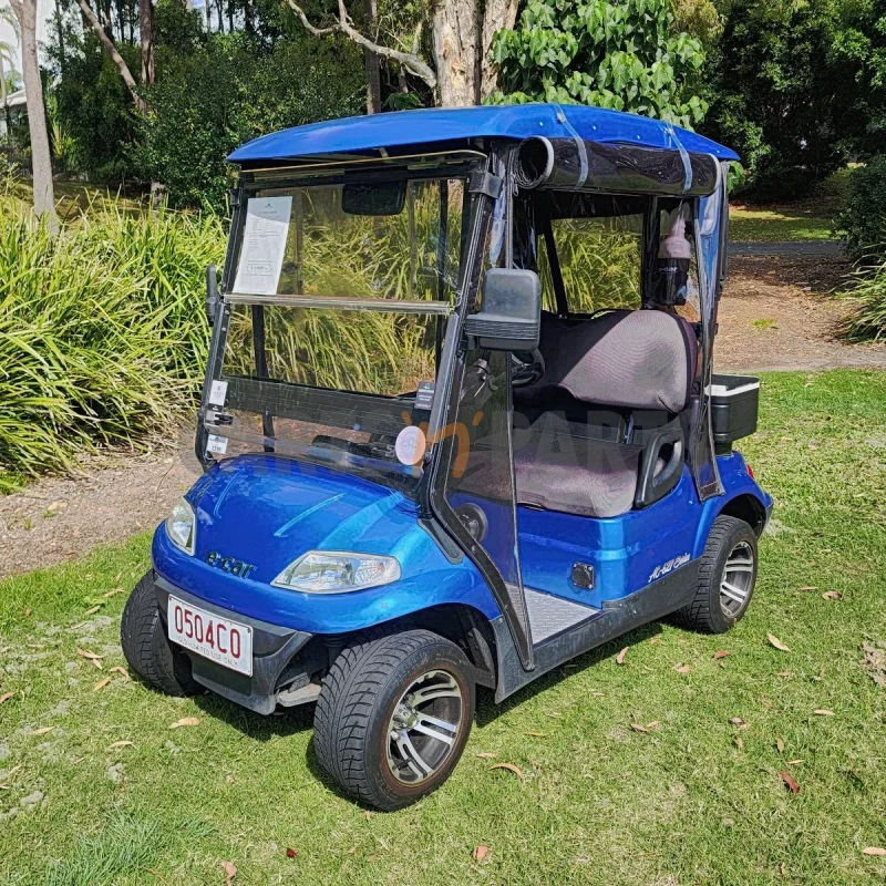 2021 ECAR 627 2 Seat Electric Blue Golf Cart