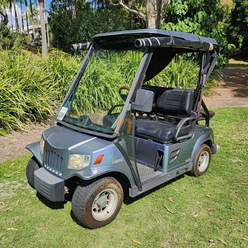 2010 Tomberlin REVENGE 4 Seat Blue Grey Golf Cart