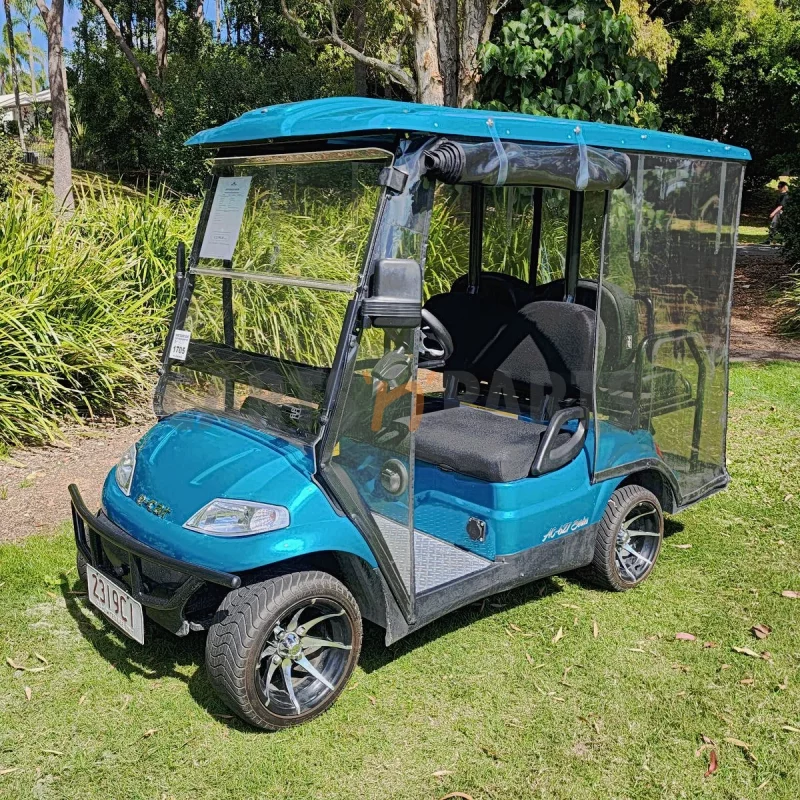 2022 ECAR 627 4 Seat Teal Green Golf Cart